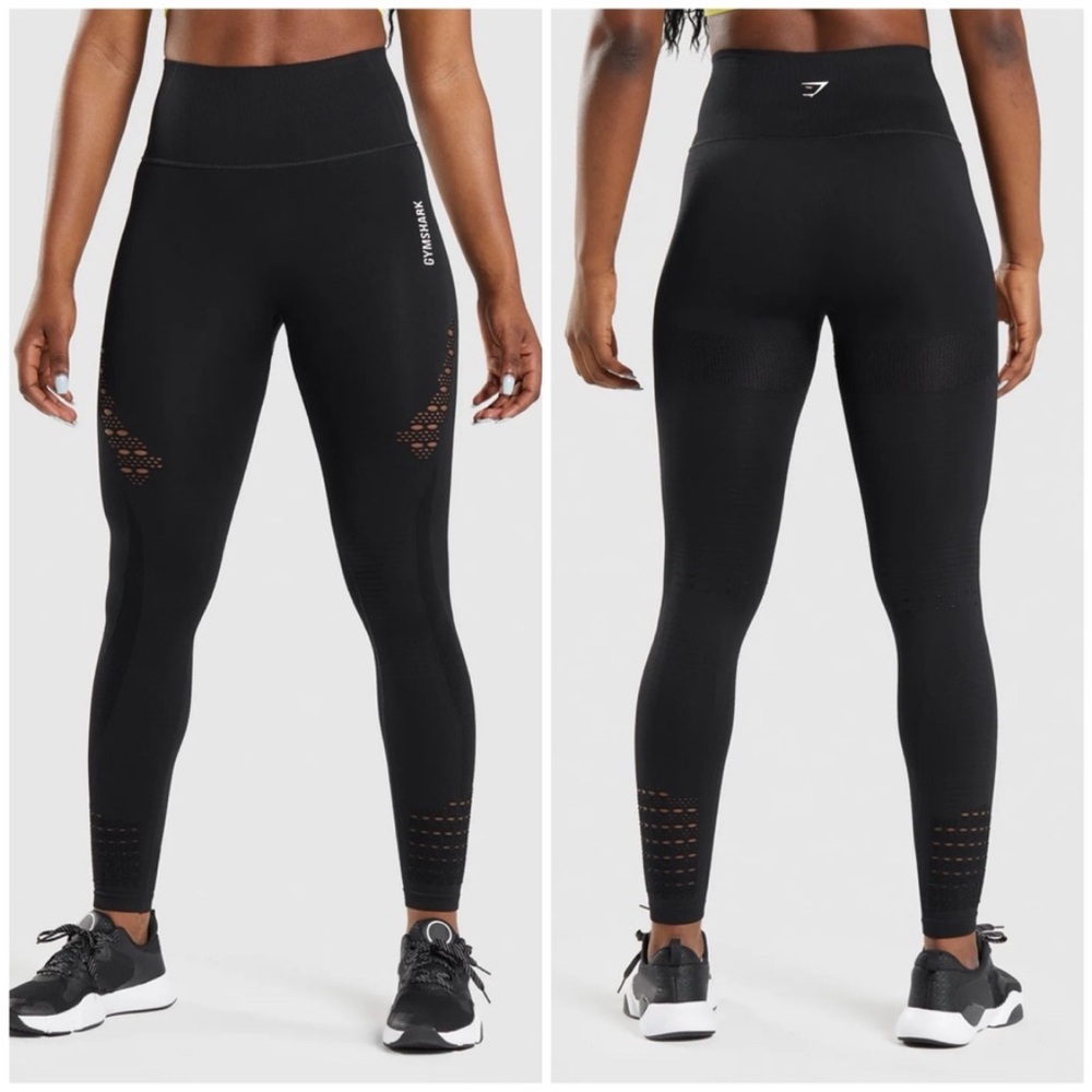 Gymshark Black Seamless Leggings Size S